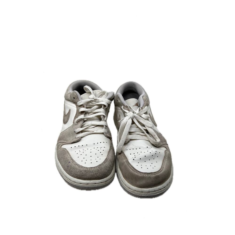 Nike Jordan 1 Low Gray Cream White Mens 11